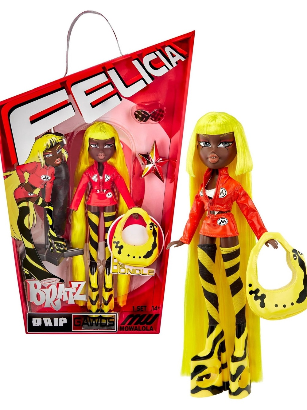 Bratz x Mowalola Felicia Drip Gawds Fashion Doll NIB Rare Collectible #002